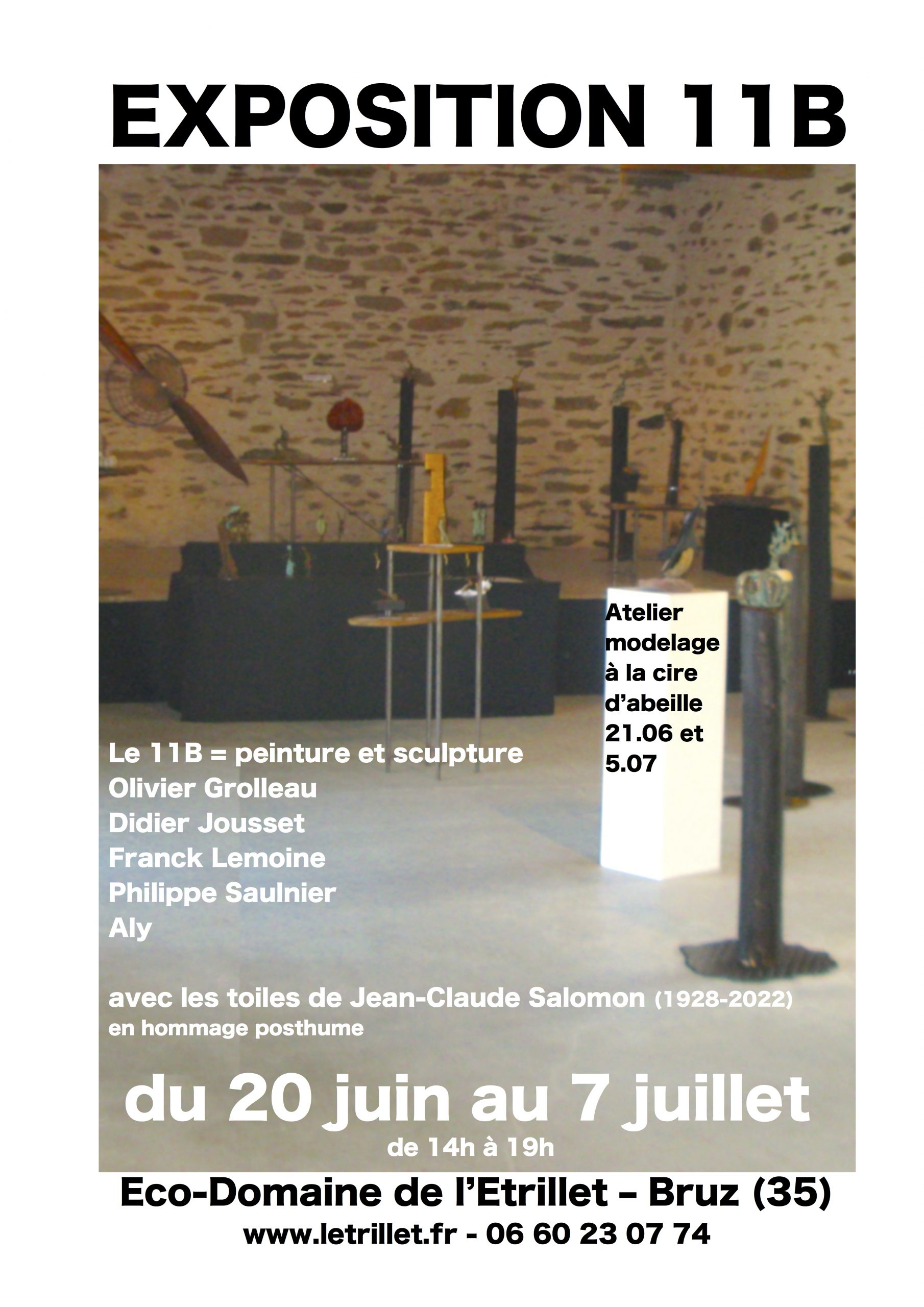 Exposition sculpture et peinture du 20 juin au 6 juillet